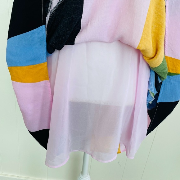 Dolan Audra Colorblock Crepe Mini Dress - Picture 12 of 13